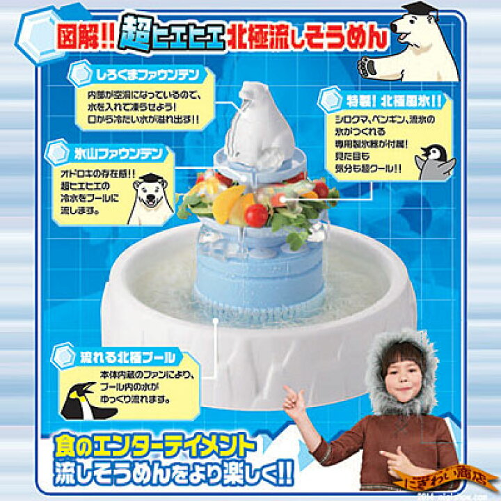 楽天市場】【販売終了】超ヒエヒエ 北極流しそうめん しろくま 