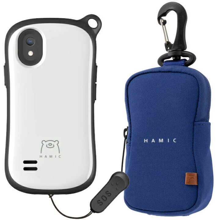 楽天市場】【セット】Hamic POCKET L 本体 ( ホワイト ) + 専用ポーチ 