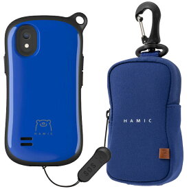 【セット】Hamic POCKET L 本体 ( ブルー ) + 専用ポーチ ( ブルー )【 子供用 子ども用 小学生 スマートフォン ( スマホ ) キッズスマホ キッズケータイ 子供スマホ GPS 追跡 トラッカー みまもり 防犯グッズ 防犯ブザー 電話 携帯電話 防犯 子供防犯 こども防犯 】