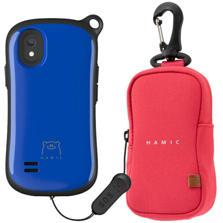 楽天市場】【セット】Hamic POCKET L 本体 ( ブルー ) + 専用ポーチ 