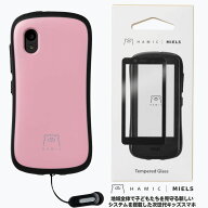 【ガラスフィルムセット】 Hamic MIELS nico（はみっくミエルス ニコ）本体 pale pink / ペールピンク + …