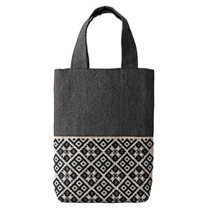 オリムパス 手芸キット こぎん刺し こぎん95 ミニバッグ 呂色