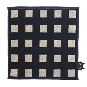 またのあつこ タオルハンカチ 格子 1袋同色5枚入 705-235