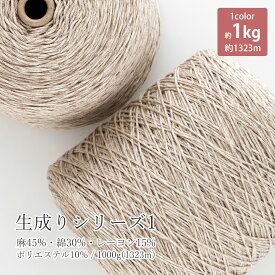 毛糸 まとめ買い 生成りシリーズ1【ZKN1C】麻 綿 レーヨン ポリエステル 大容量 アウトレット 編み物 手芸 毛糸ZAKKAストアーズ ごしょう産業 マット バッグ インテリア 北欧風 ナチュラル