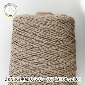 毛糸 まとめ買い 生成りシリーズ3【ZKN3C】麻 大容量 アウトレット 編み物 手芸 毛糸ZAKKAストアーズ ごしょう産業 マット バッグ インテリア 北欧風 ナチュラル