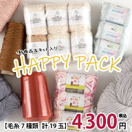 ＼アイテムP5倍／【Z080808-2018】HAPPY BOX 4,300円（税込)毛糸ZAKKAストアーズ/キャンセル・返品不可/…