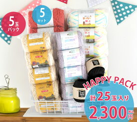 【Z080808g】HAPPY BOX お楽しみ袋 詰め合わせ 福袋 毛糸 手芸 糸 セット大好評企画 毛糸zakkaストアーズ オリジナル毛糸