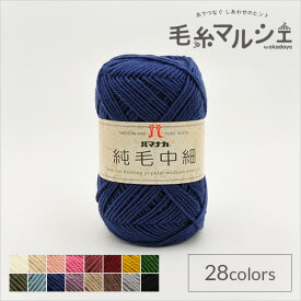 毛糸 ハマナカ 純毛中細 色番19 06Co99_