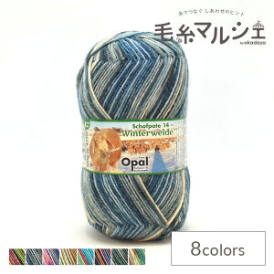 毛糸 Opal-オパール- シャーフパーテ14 4ply/4本撚り 11191.天然水 (M)_b1j