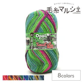 毛糸 Opal-オパール- スイートキス 4ply/4本撚り 11262.緑の傘 (M)_b1j