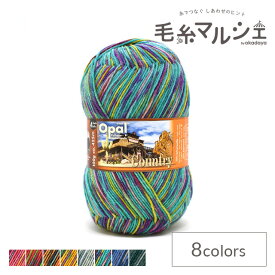 毛糸 Opal-オパール- カントリー 4ply/4本撚り 11293.サルーン (M)_b1j