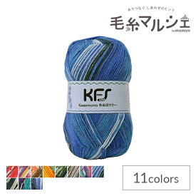毛糸 Opal-オパール- 気仙沼カラー 4ply/4本撚り KFS107.海/ブルー系 (M)_b1j