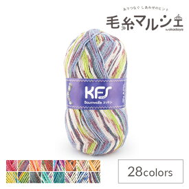 毛糸 Opal-オパール- オリジナルコットン 4ply/4本撚り KFS146.アインス/水色・黄緑系マルチカラー (M)_b1j