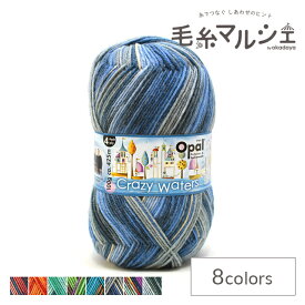 毛糸 Opal-オパール- クレイジーウォーターズ 4ply/4本撚り 11314.水玉 (M)_b1j
