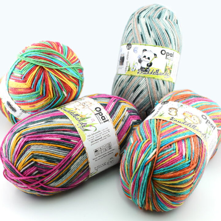 楽天市場】毛糸 Opal-オパール- やんちゃな仲間たち 6ply/6本撚り 