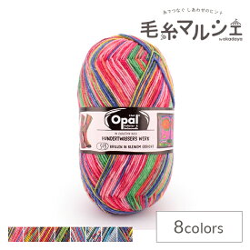 毛糸 Opal-オパール- フンデルトヴァッサー4 4ply/4本撚り 4051.小顔に眼鏡 (M)_b1j