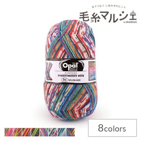 毛糸 Opal-オパール- フンデルトヴァッサー4 4ply/4本撚り 4053.波長 06Co99j