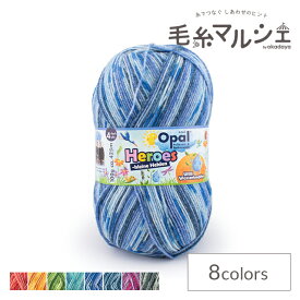 毛糸 Opal-オパール- ヒーローズ 4ply/4本撚り 11540.ウィリー 06Co99j
