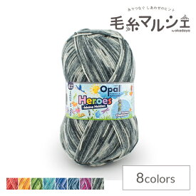 毛糸 Opal-オパール- ヒーローズ 4ply/4本撚り 11543.パシー 06Co99j
