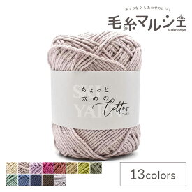 ＼期間限定5％OFF／ 手編み糸 スキー ちょっと太めのコットン 202.桜 (M)_b1_