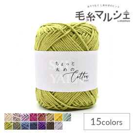 手編み糸 スキー ちょっと太めのコットン 205.竹色 06Co99_