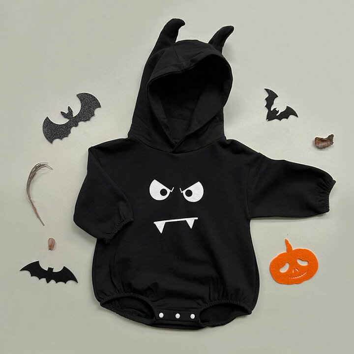 楽天市場】【即納】ハロウィン デビル ベビーロンパース 子供服 