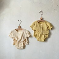 ニット カーディガン トップス ショートパンツ セットアップ 2点セット 半袖 カジュアル ベビー服 子供服…