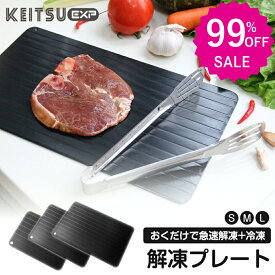 p20倍【正規品・高品質】解凍プレート まな板 3MM急速解凍 冷解食品解凍 家庭用 自然解凍 急速解凍 アルミ 冷凍食品対応 業務用 粗熱 流水より簡単解凍 人気おすすめ 正規品