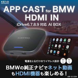_X[p[Z[^ APP CAST for BMW+HDMI INyKEIYOz ԂŃG^ BMWpf AI BOX AN-S133H yKEIYO APP seriesz