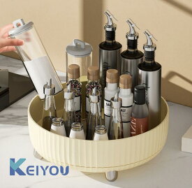 調味料ラック 回転 スパイスラック 回転式 調味料入れ 調味料トレー 360度 調味料トレイ スパイス 回転ラック 調味料入れラック おしゃれ 使いやすい 回転式ラック スパイス入れ 卓上 調味料置き 調味料スタンド スリム 卓上収納ボックス シンプル キッチン収納 便利グッズ