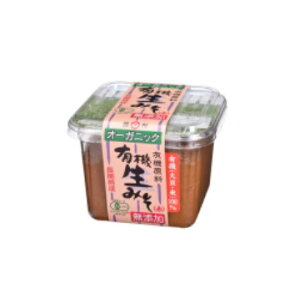 1004102-kf 有機生みそ(赤)500g【マルマン】オーガニック 調味料 赤味噌