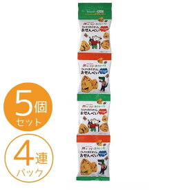 4161543-sk メイシーちゃんのおきにいりさんかく　おむすびのおせんべい　4連パック　（14g×4）×5個セット【創健社】