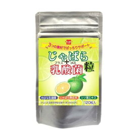 1007378-kf じゃばら+乳酸菌　粒　36g（300mg×120粒）【健康フーズ】春夏