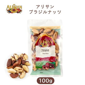 ブラジルナッツ 100g 【アリサン】非遺伝子組み換え【1〜4個はメール便300円】 Alishan ali-n48