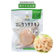【2026年5〜6月パッケージ変更予定】国産鶏サラダチキン (長ネギ＆生姜) 100g【ウチノ】4124197-skko