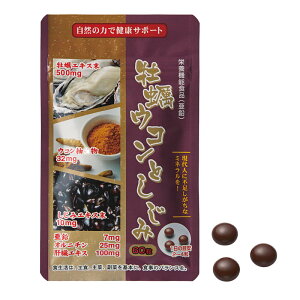 5000087-sh 牡蠣ウコンとしじみ 60粒×5袋セット【ホーエイ】【送料無料】