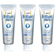 【対象商品PT10倍開催中】 ライオン DENT. ブリリアントモア ダブル アプリコットミント 90g 3本 ホワイ…