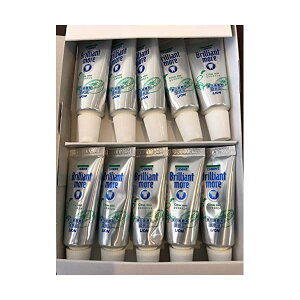 【対象商品PT10倍開催中】 ライオン ブリリアントモア ダブル シトラスミント 20g 10本入 医薬部外品 お試し品 サンプル 【送料無料】【最安値挑戦中】