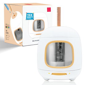 【タイムセール★200円クーポンで】電動鉛筆削り 鉛筆削り 5000回鉛筆を削ることができ3段階の調整 電源の2種類 単3形乾電池 / USB電源 (充電不可) 鉛筆を削る 省エネ設計 6.5~8mm鉛筆 色鉛筆と互換性があり 長寿命 コンパクトでポータブル使いやすい子供の贈り物