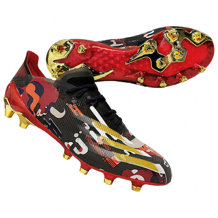 楽天市場 エックス ゴースト 1 Ag コアブラック ゴールドメタリック Adidas アディダス サッカースパイクg542 Kemari87楽天市場店