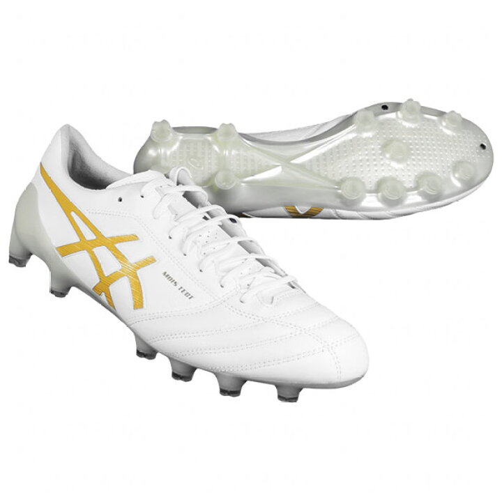 楽天市場 Dsライト X Fly 4 ホワイト ピュアゴールド Asics アシックス サッカースパイク1101a006 119 Kemari87楽天市場店