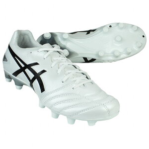 【10/25-10/26 ポイント10倍】DSライト プロ ホワイト×ブラック 【asics|アシックス】サッカースパイク1103a095-101