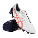 DSライト X-FLY 3 SL ホワイト×フラッシュコーラル 【asics|アシックス】サッカースパイクtsi749-113