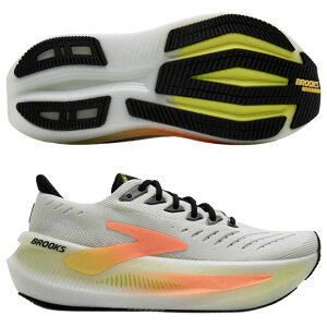 �y10/16�܂Ń|�C���g10�{�z���f�B�[�X Glycerin Max 2 �O���Z�����}�b�N�X 2�@�z���C�g×�C�G���[�@�yBROOKS|�u���b�N�X�z�����j���O�V���[�Ybrw4682-whtyel