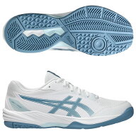 ゲルタスク 4　ホワイト×サバブルー　【asics|アシックス】ハンドボールシューズ1071a103-103