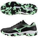【12/15までポイント10倍】ウェーブ ガイア 3　ブラック×グリーン　【MIZUNO|ミズノ】ハンドボールシューズx1gd185006