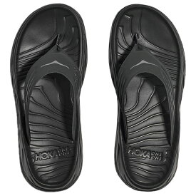【5/16 AM1時59分までポイント10倍】オラ リカバリー フリップ ORA RECOVERY FLIP　ブラック×ダークグルグレー　【HOKA|ホカ】サッカーフットサルサンダル1099675-bdggr