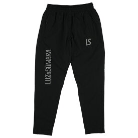 【ポイント15倍】ジュニア STANDARD ストレッチタフタメッシュロングパンツ　ブラック×ブラック　【LUZ e SOMBRA|ルースイソンブラ】サッカーフットサルジュニアウェアーf2021404-blkblk