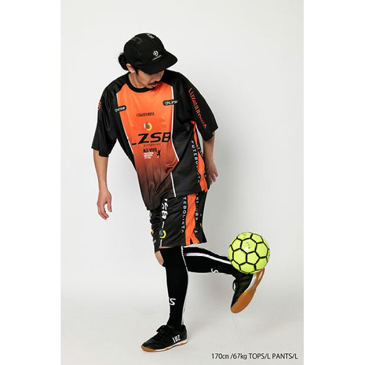 楽天市場 ポイント10倍 1d Troll 半袖ユニフォームシャツ ブラック オレンジ Luz E Sombra ルースイソンブラ サッカーフットサルウェアーl Blkorg Kemari87楽天市場店
