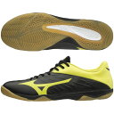 レビュラ SALA ブラック×イエロー 【MIZUNO|ミズノ】フットサルシューズq1ga184145